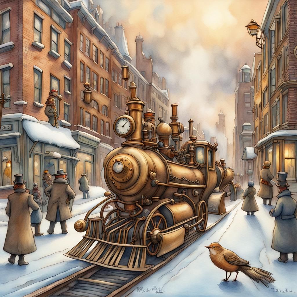 Downtown Train  . . . Steampunk