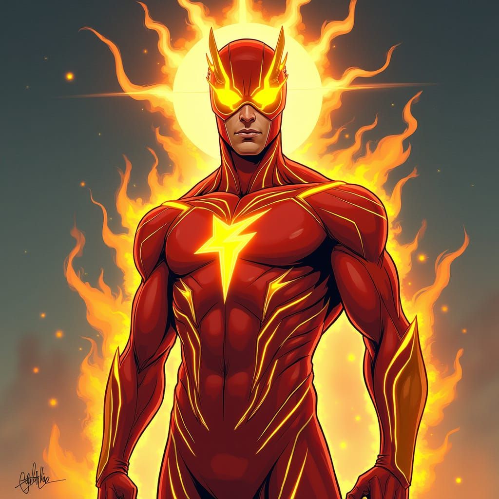 Sunfire's Solar Bodysuit: A Dynamic Adi Granov Scene