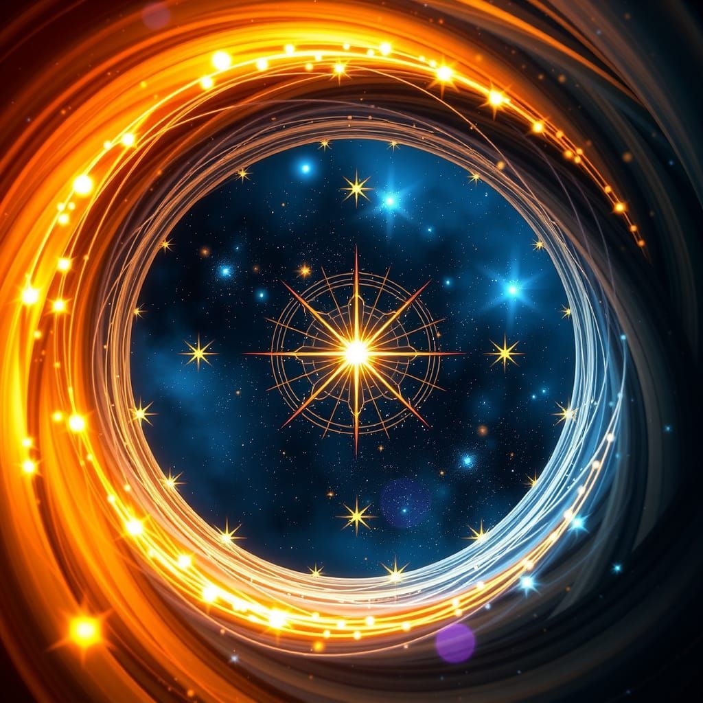 Surreal Portals to Infinity in Vibrant Digital Art