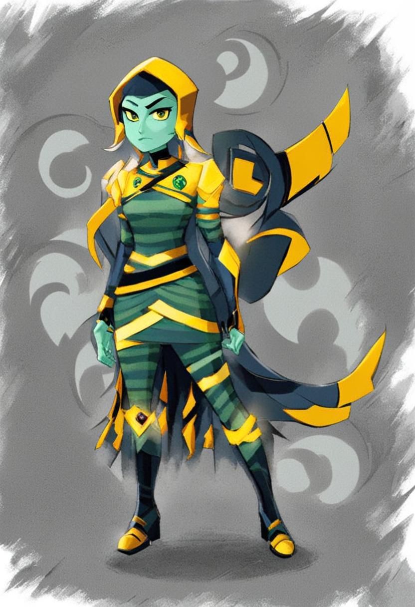 Monster Girl Gwen Tennyson Astral Illustration