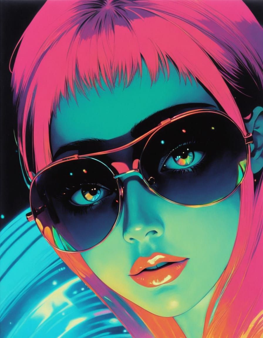 bromoil, adorable, funk art