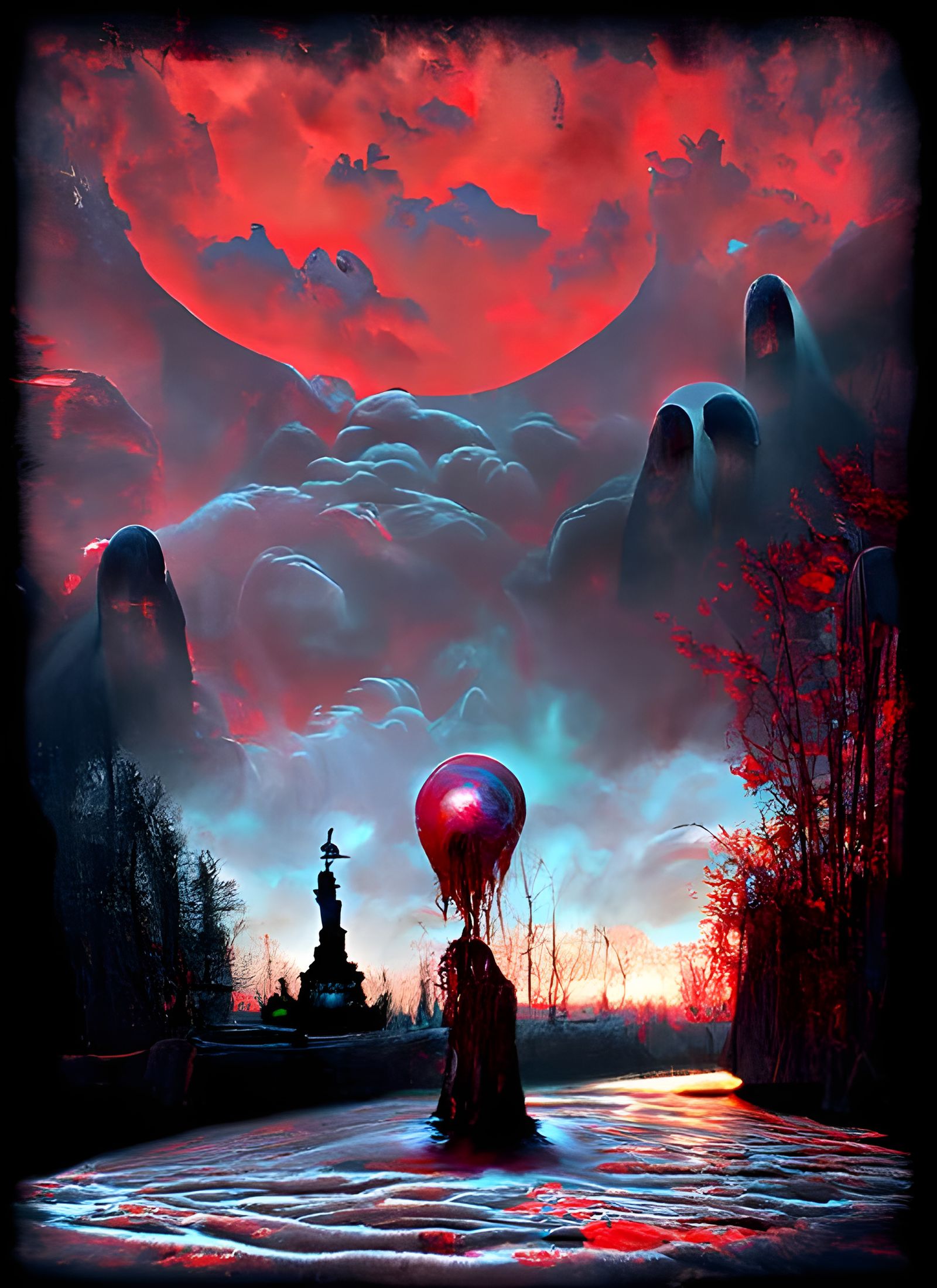 Surreal Dreamscapes: A Digital Matte Painting