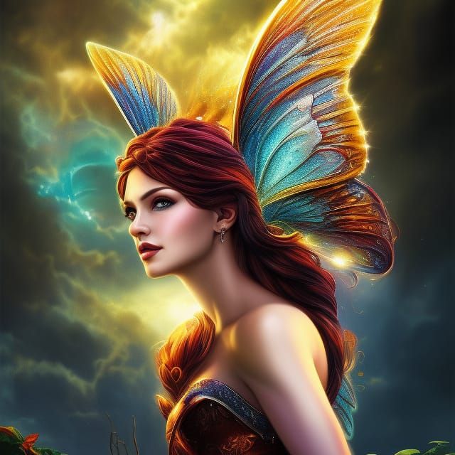 Beautiful fantasy fairy
