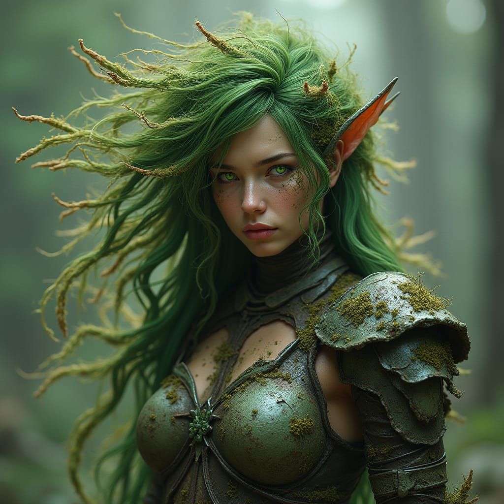 Gnarlborn Warrior Goddess of the Mystic Forest