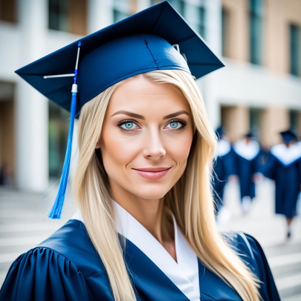 Blonde Nurses Graduation: Professional Photography