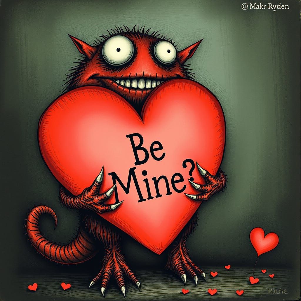 Whimsical Monster's Valentine's Day Gift
