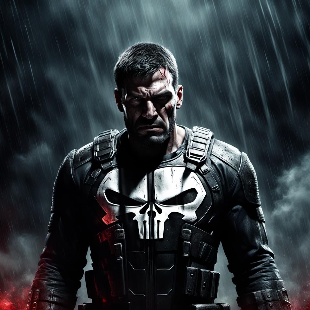 Punisher  enojado.