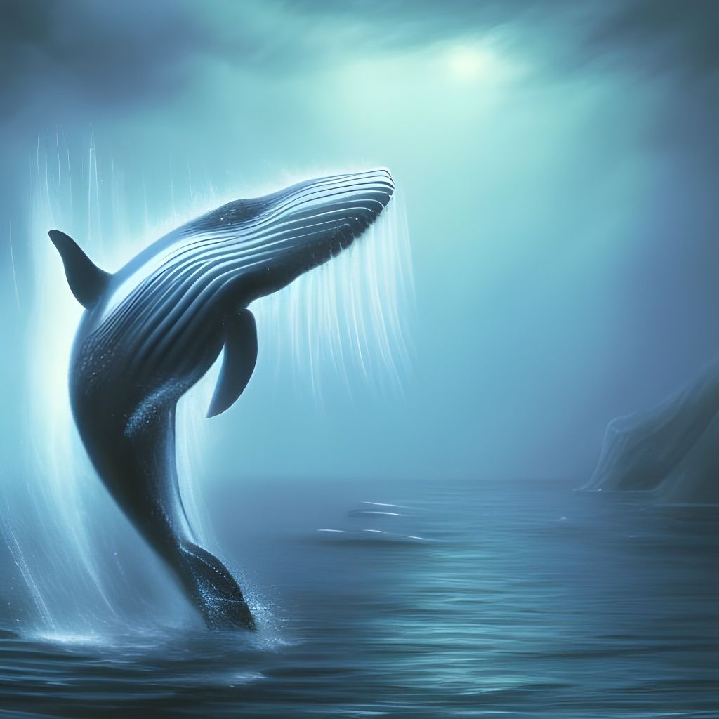 Dance like a whale in the moonlight