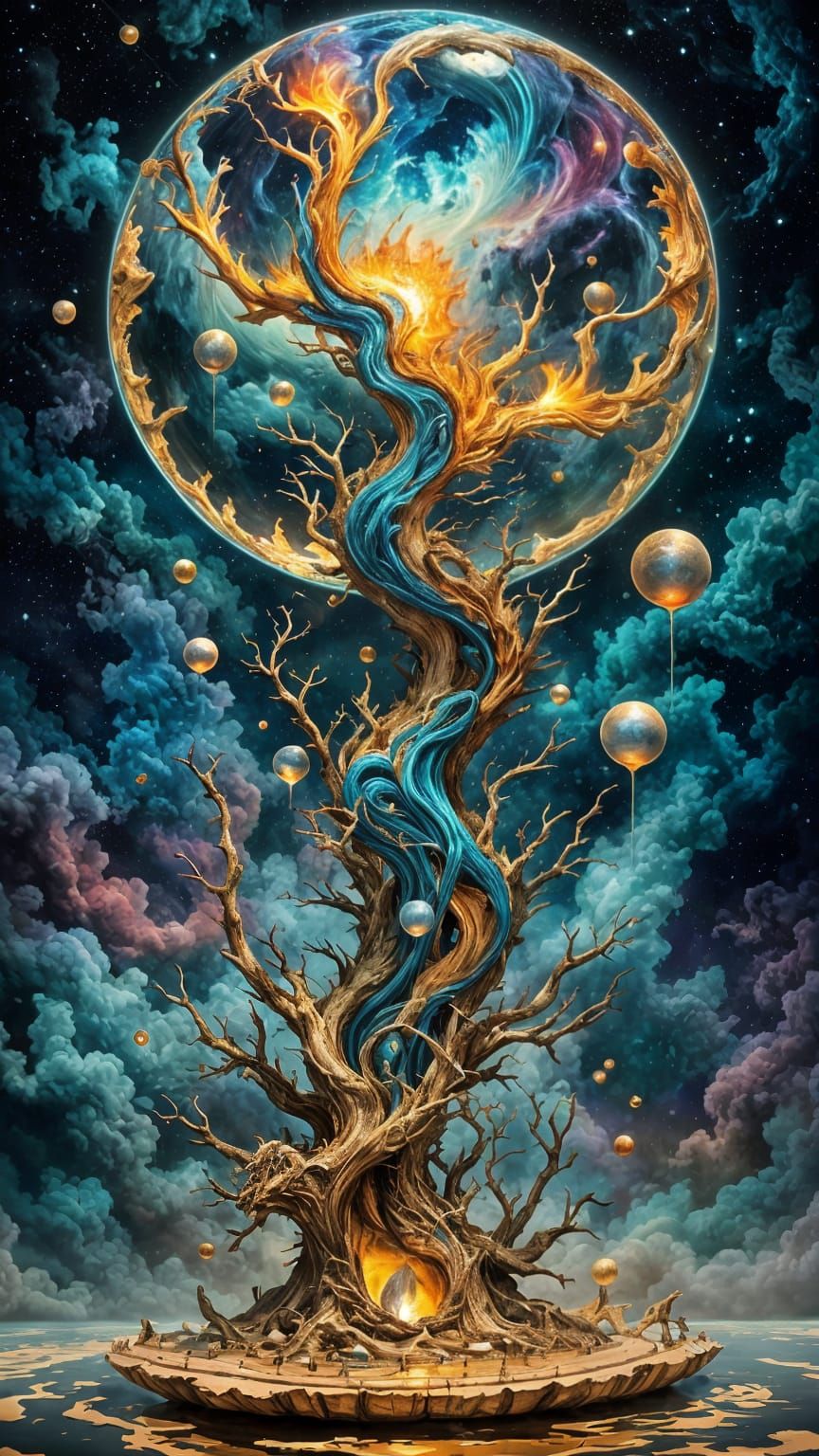 Cosmic Vastness in Hyperkraximalismus Style