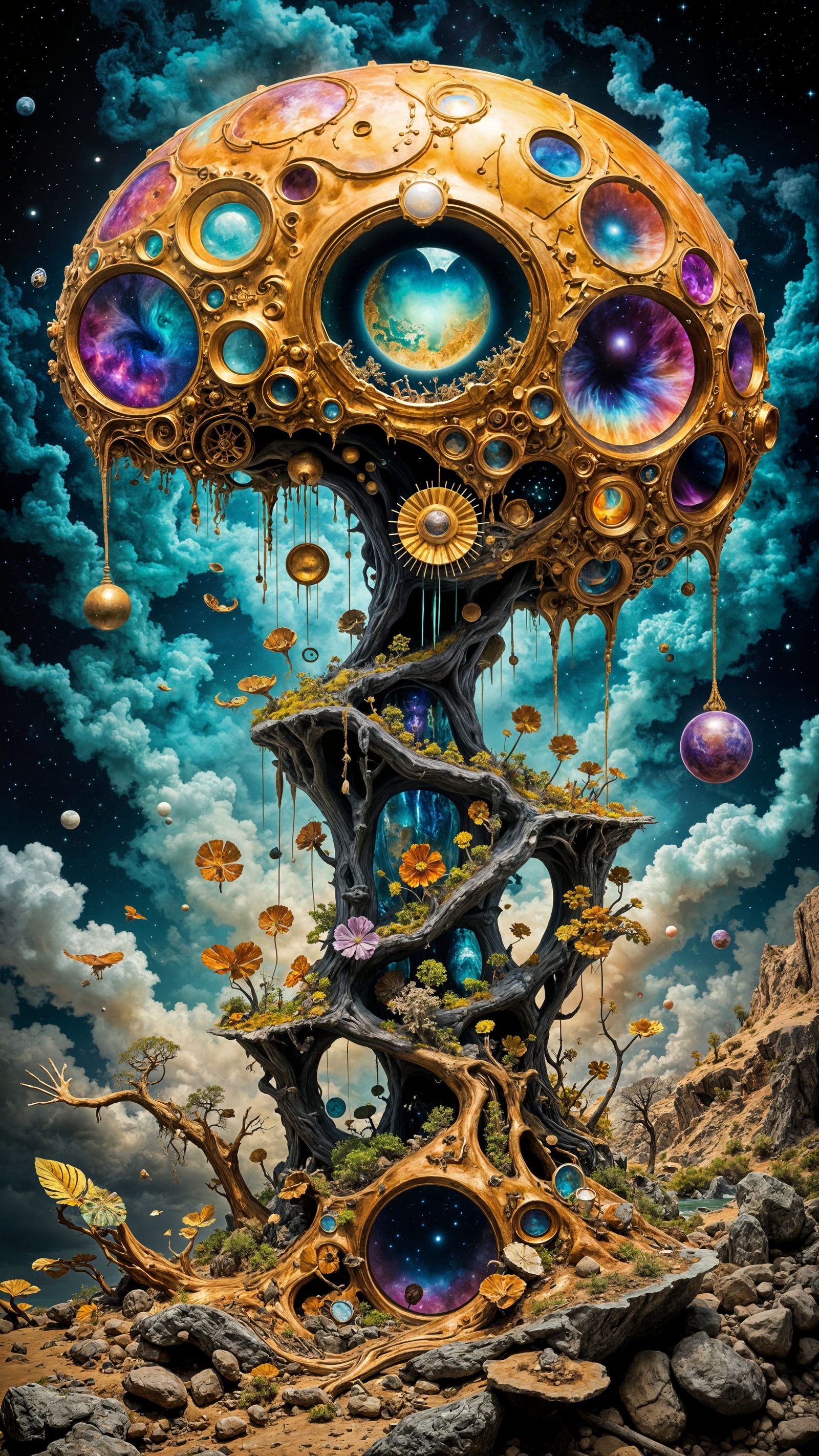 Cosmic Vastness Explored in Digital Art