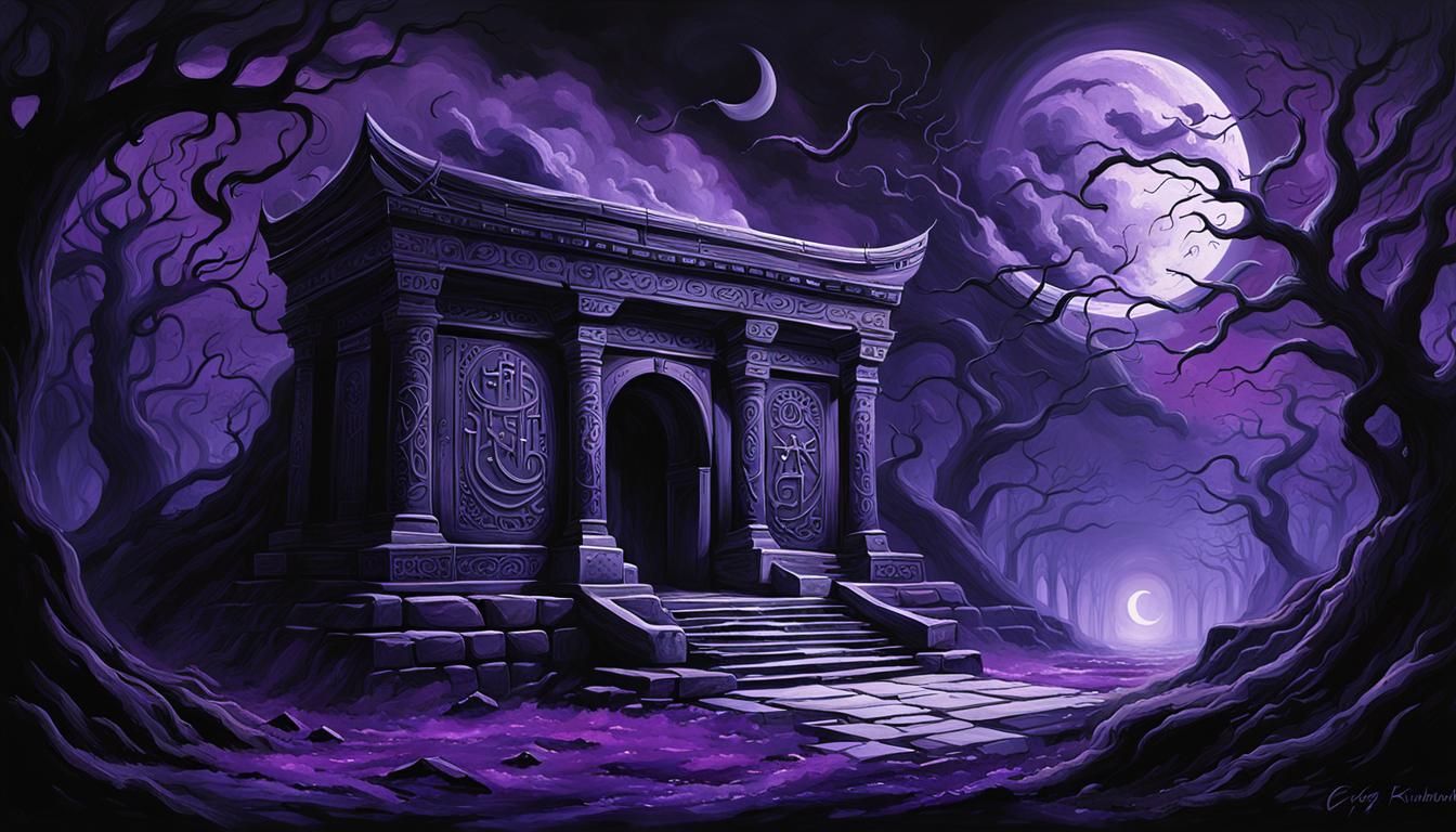 Eldritch Temple: This Too Shall Pass in Script