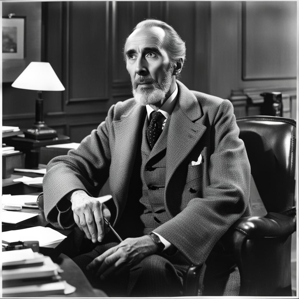 Sherlock Holmes Portrait in Classic Style