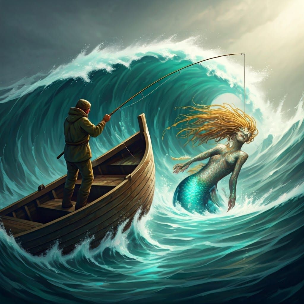 Fisherman's Battle: Reeling in a Mermaid