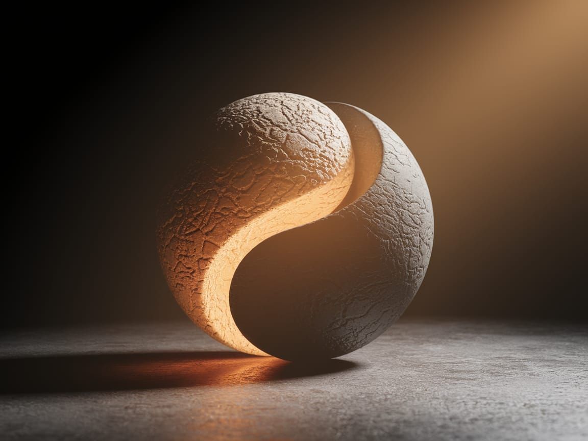 Balanced Sphere: Light and Shadow in 3D