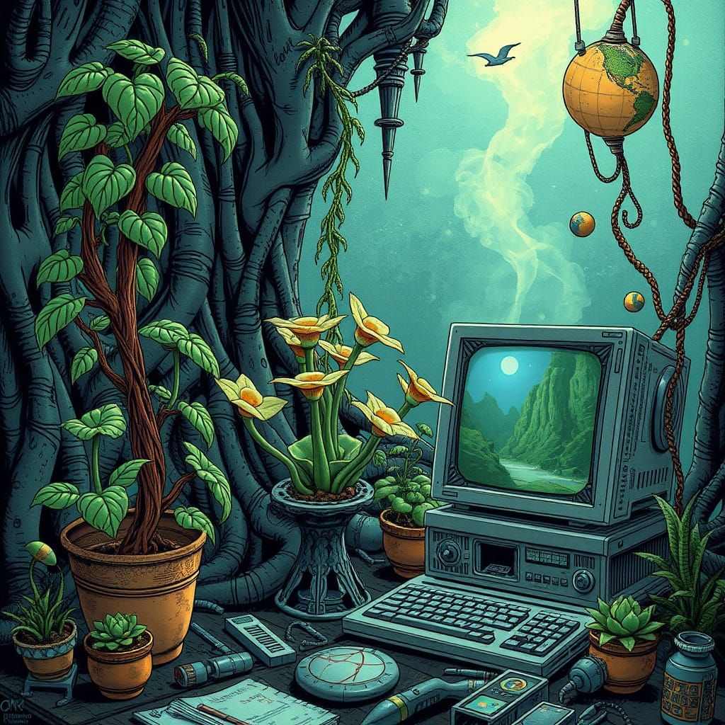 Fantasy Art: Plant and Compute