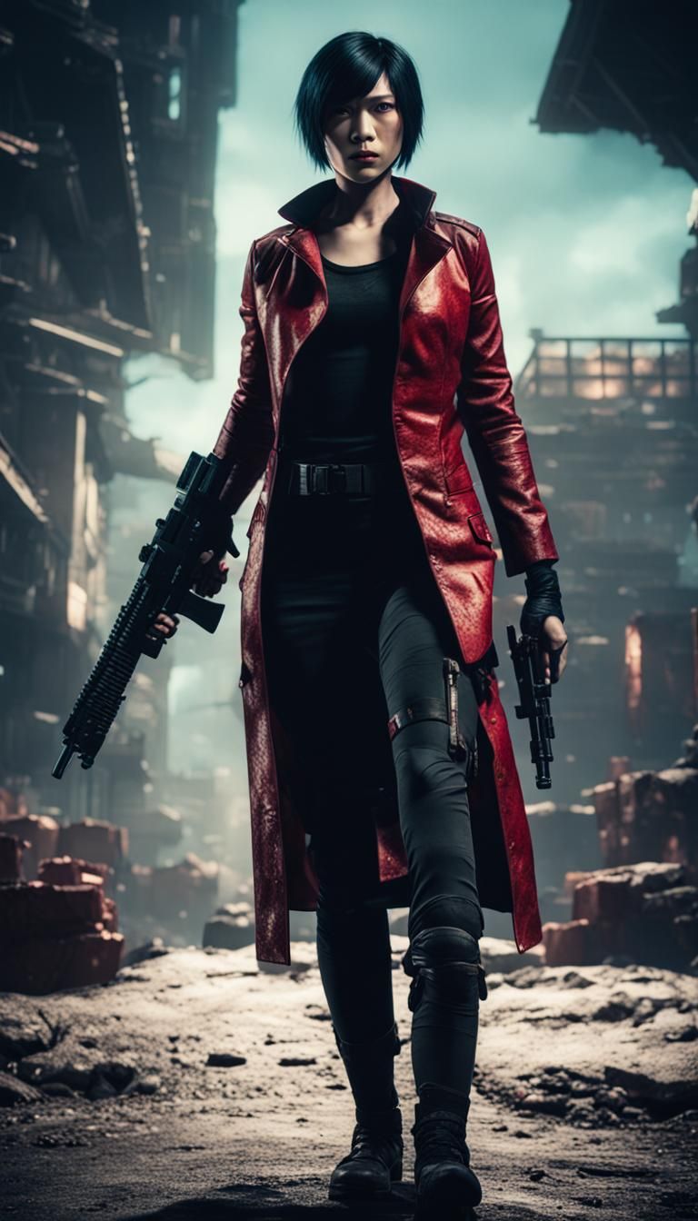 Ada Wong Cinematic Film Still in 35mm