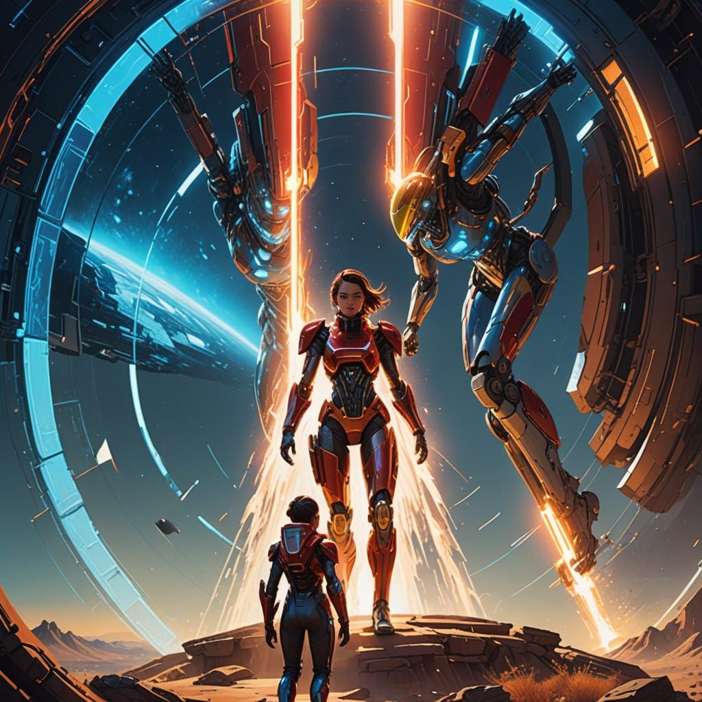 Cyborg Scientists Measure Cosmic Phenomena within the Space-...