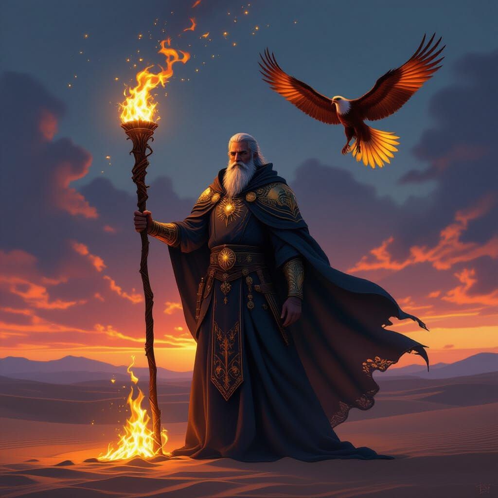Guardian of Fire at Twilight Border