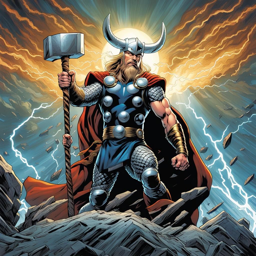 Thor, God of Thunder: Comic Book Art