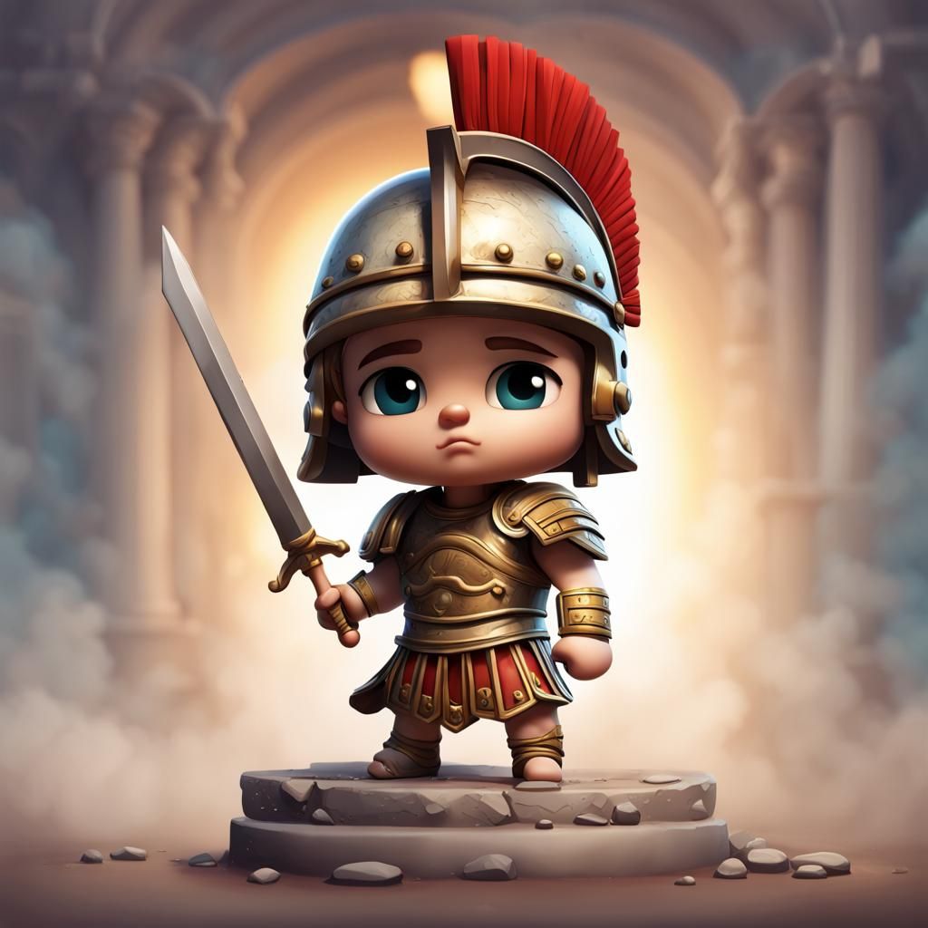 Chibi Roman Soldier