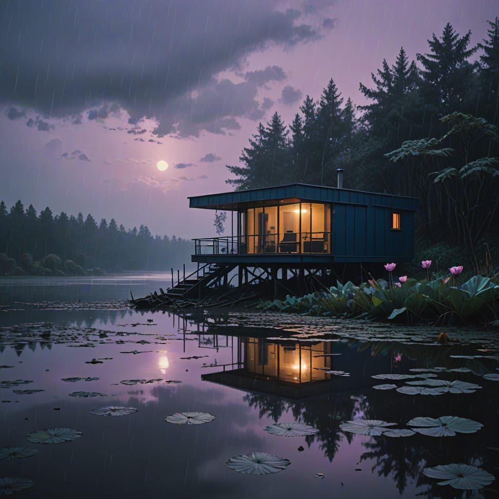 Cinematic Futuristic Refuge