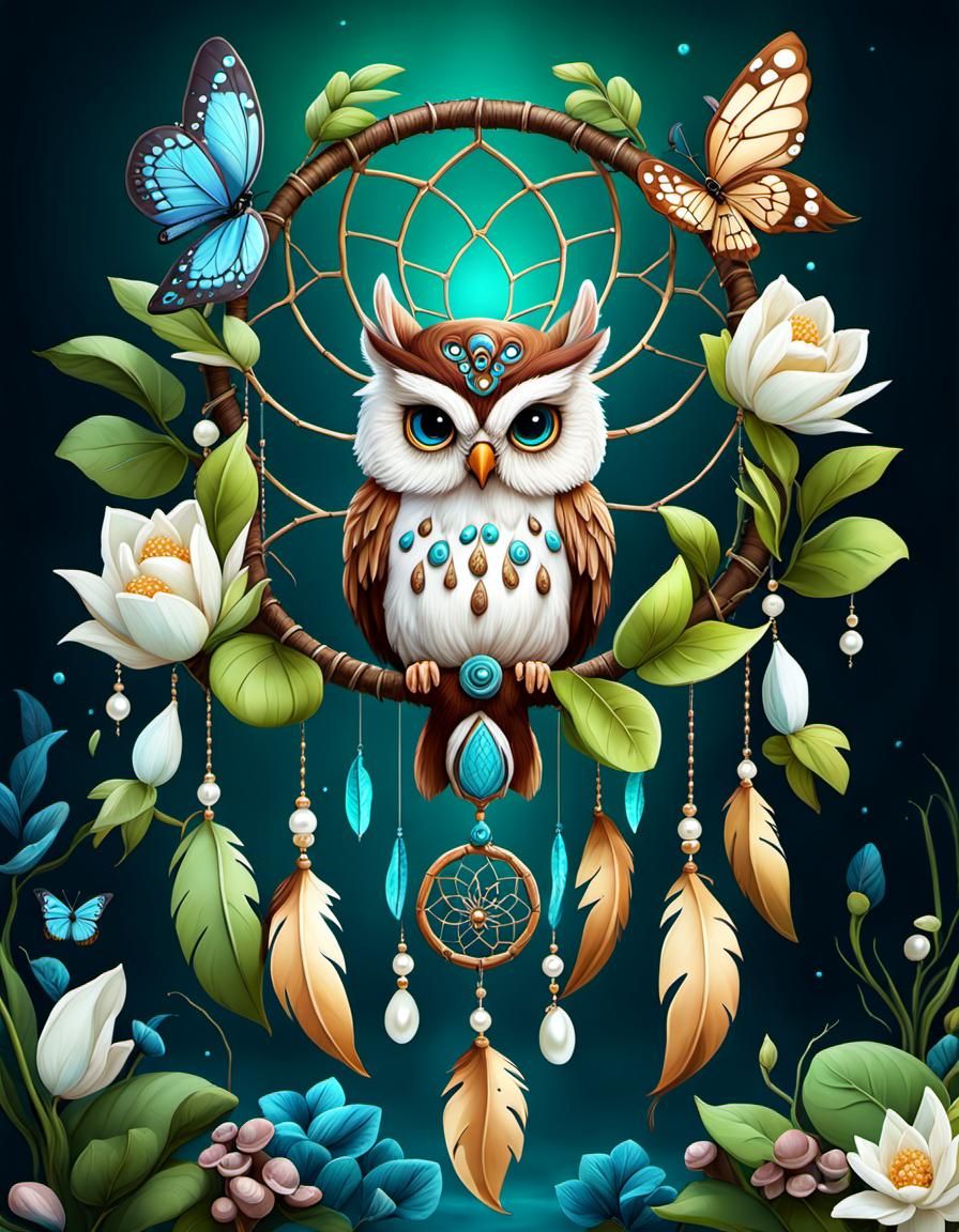 Fantasy Dreamcatcher in Artstation Style