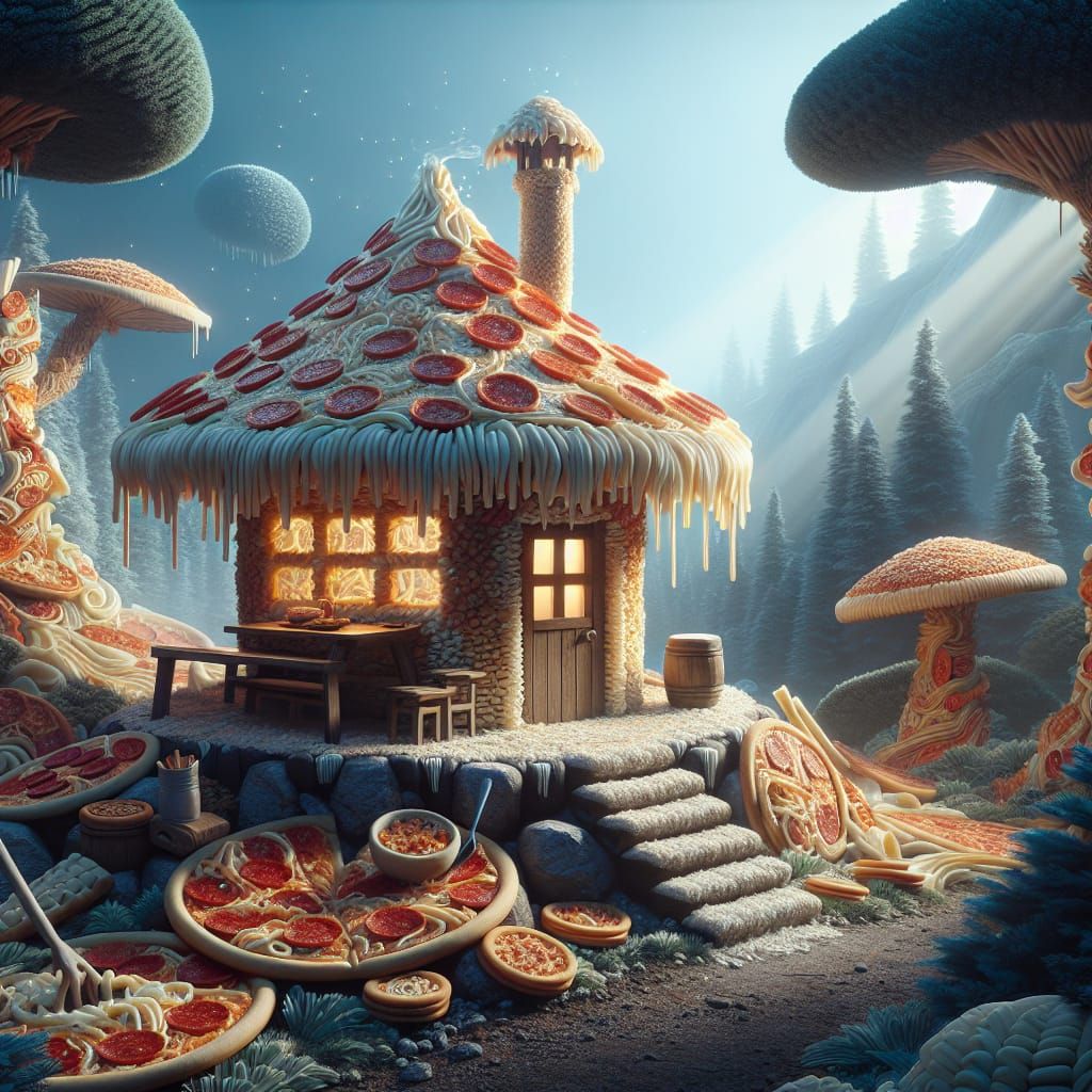 Pizza Hut Concept Art in 8k Resolution
