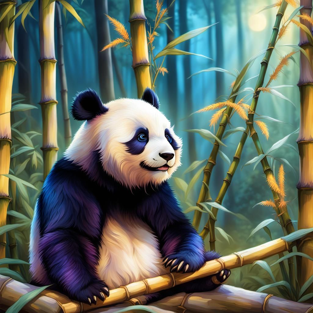 Lulu the Panda and Enchanted Golden Bamboo