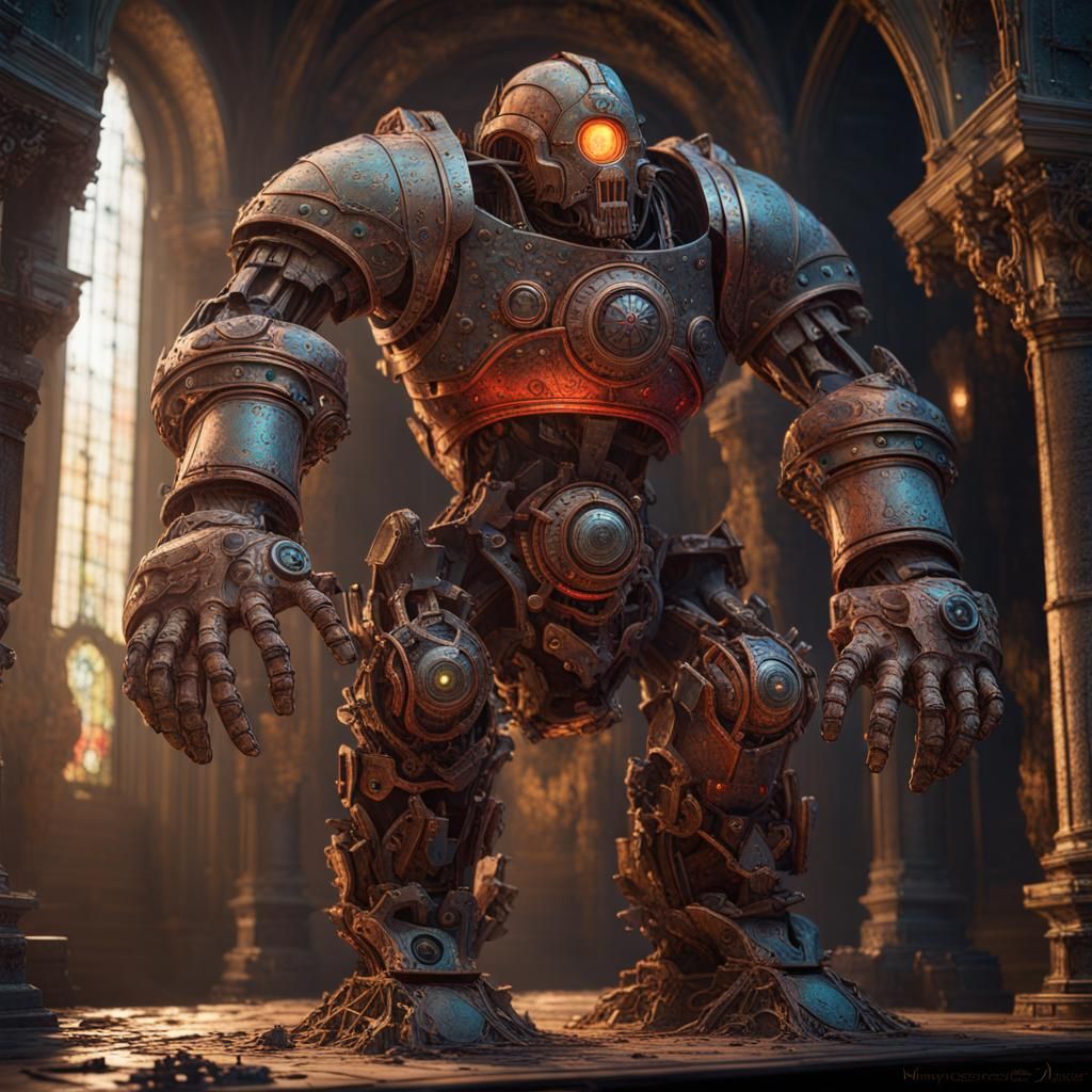 Ancient Mechanical Golem