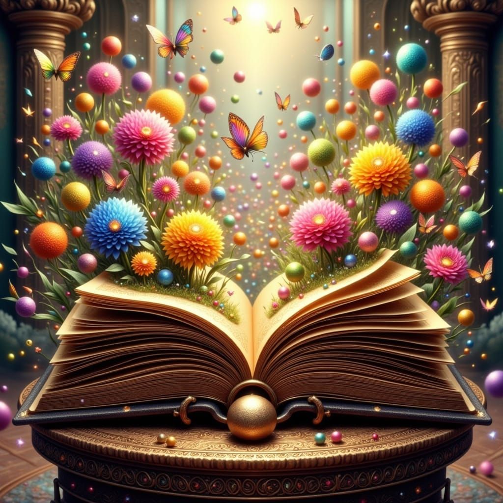 Ancient Leather-Bound Book Reveals Whimsical Easter Flower G...