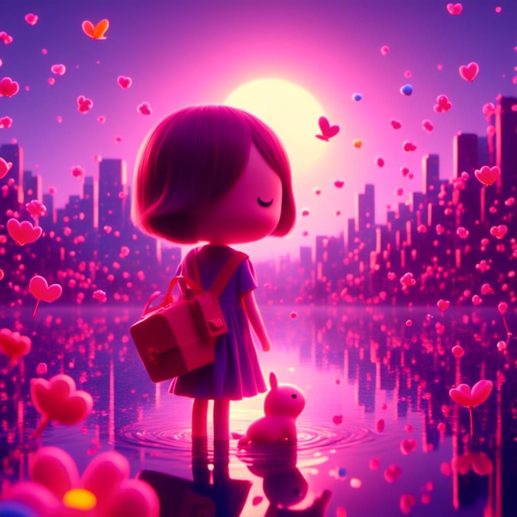 Happy Character Portrait