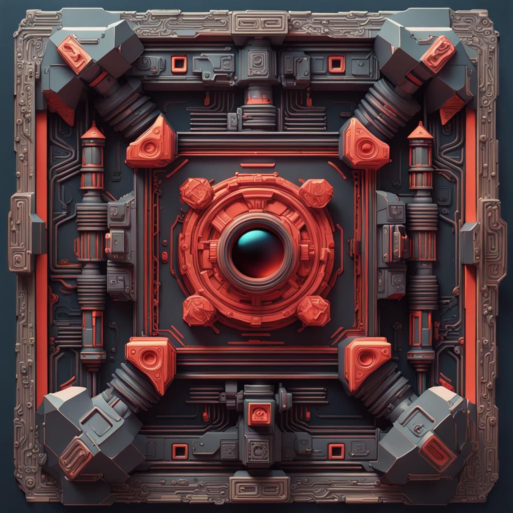 Surreal Ancient Technology in Raygun Gothic Style