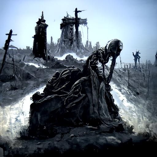 Forsaken Desolation: A Romantic Horror Scene