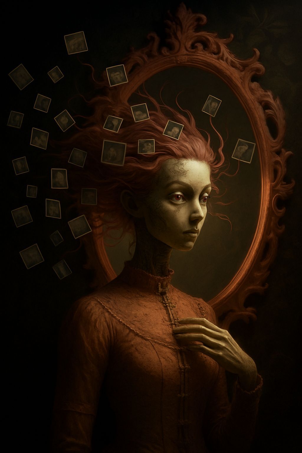 Automatron Audrey's Wirish Whirlington Hair Mirrored in Crazy Lace Agate Whirlingtons & Gray's