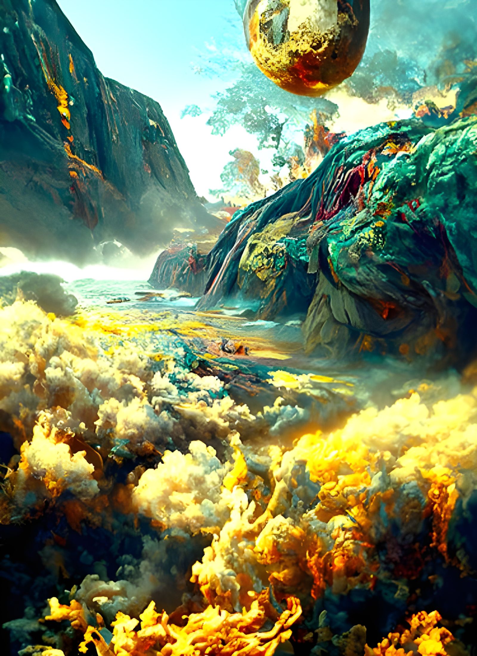 Epic Gods of the Universe in Hyperrealistic Style