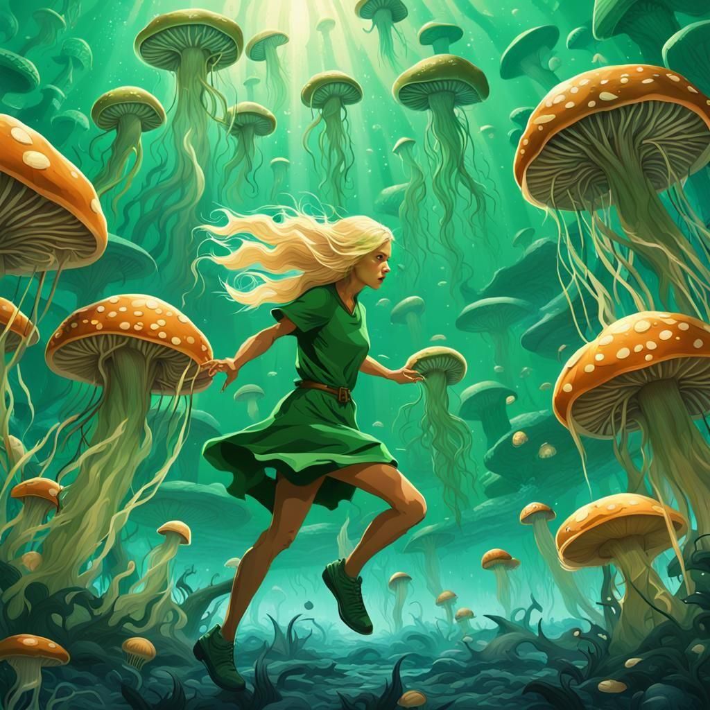 Jellyfish and Mushroom Invasion of Atlantis