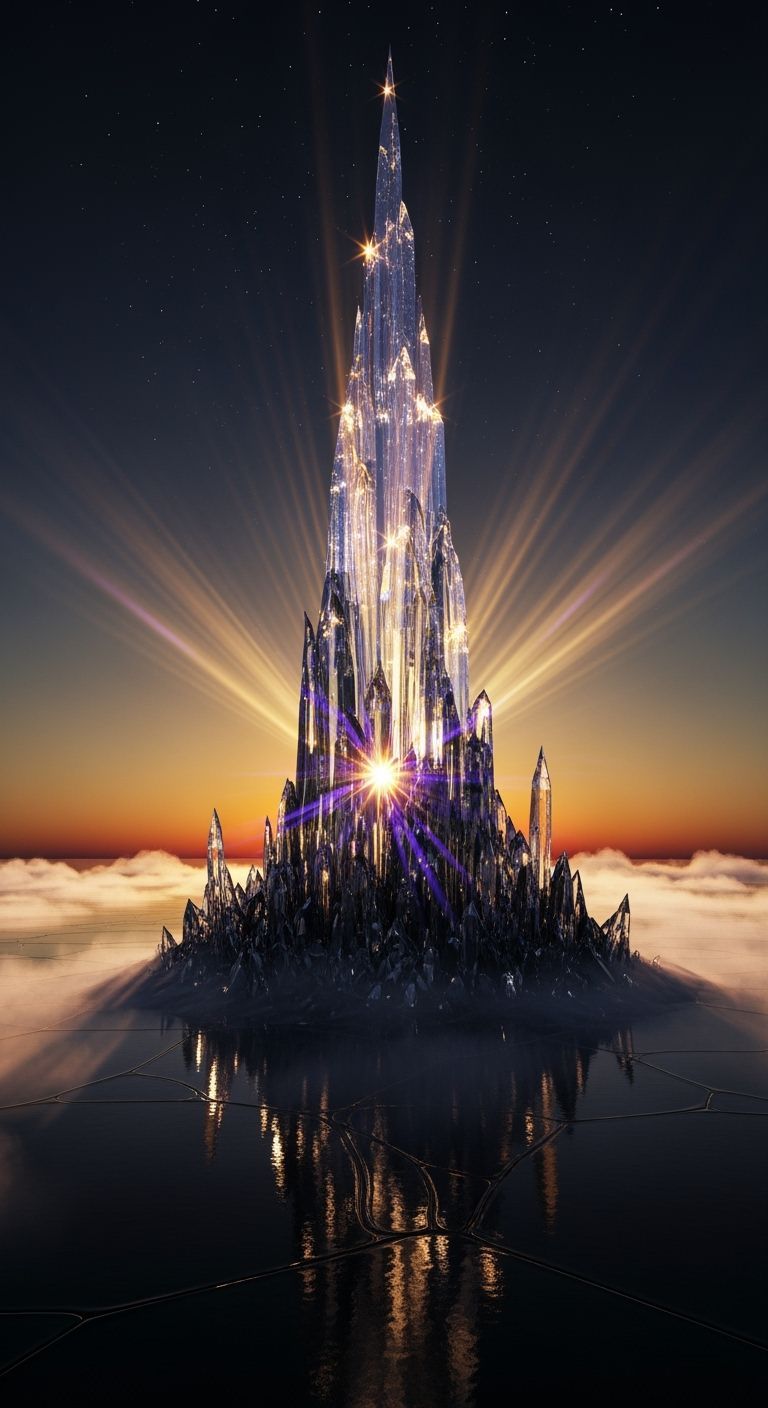 Twilight crowns the darkness with glory.