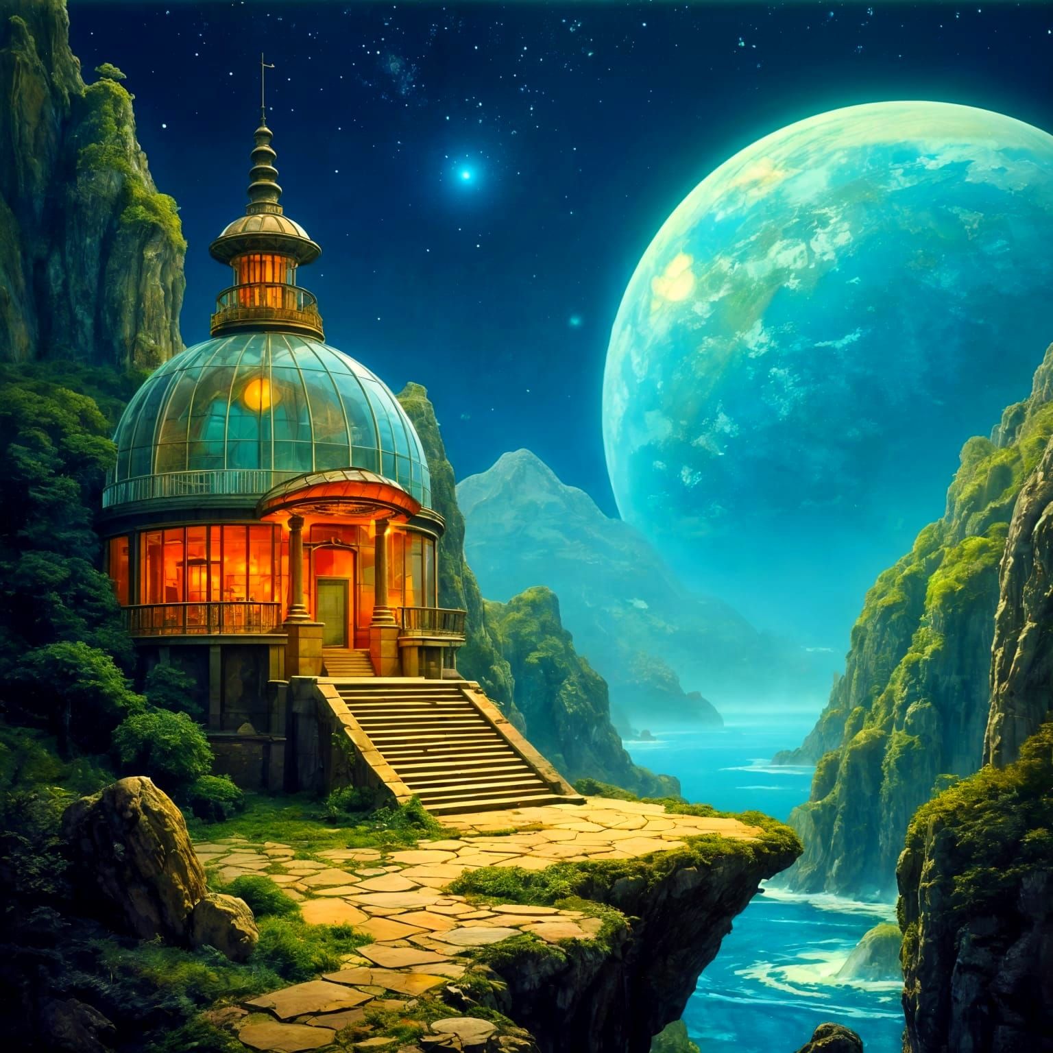 Cosmic Observatory in a Crowded Dreamscape