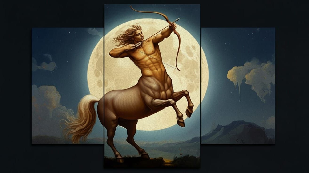 Renaissance Centaur Saga in DaVinci Style