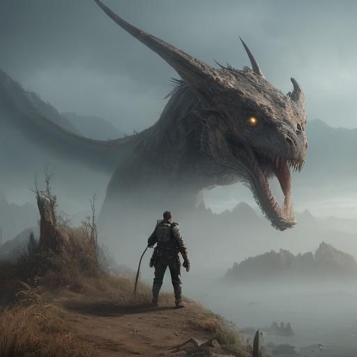 Fantastical Detailed Matte Painting in Deep Color