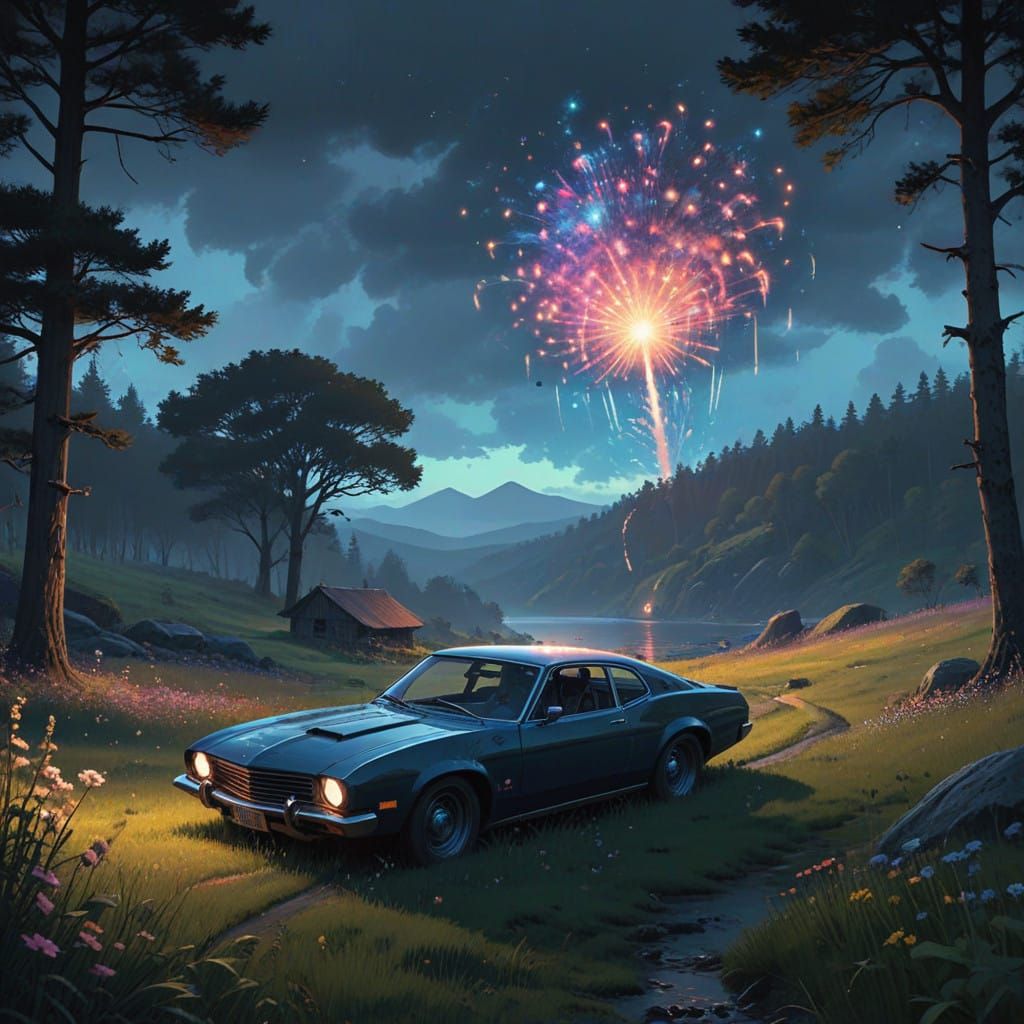 Romantic Dreamscapes of Whimsical New Year's Celebrations