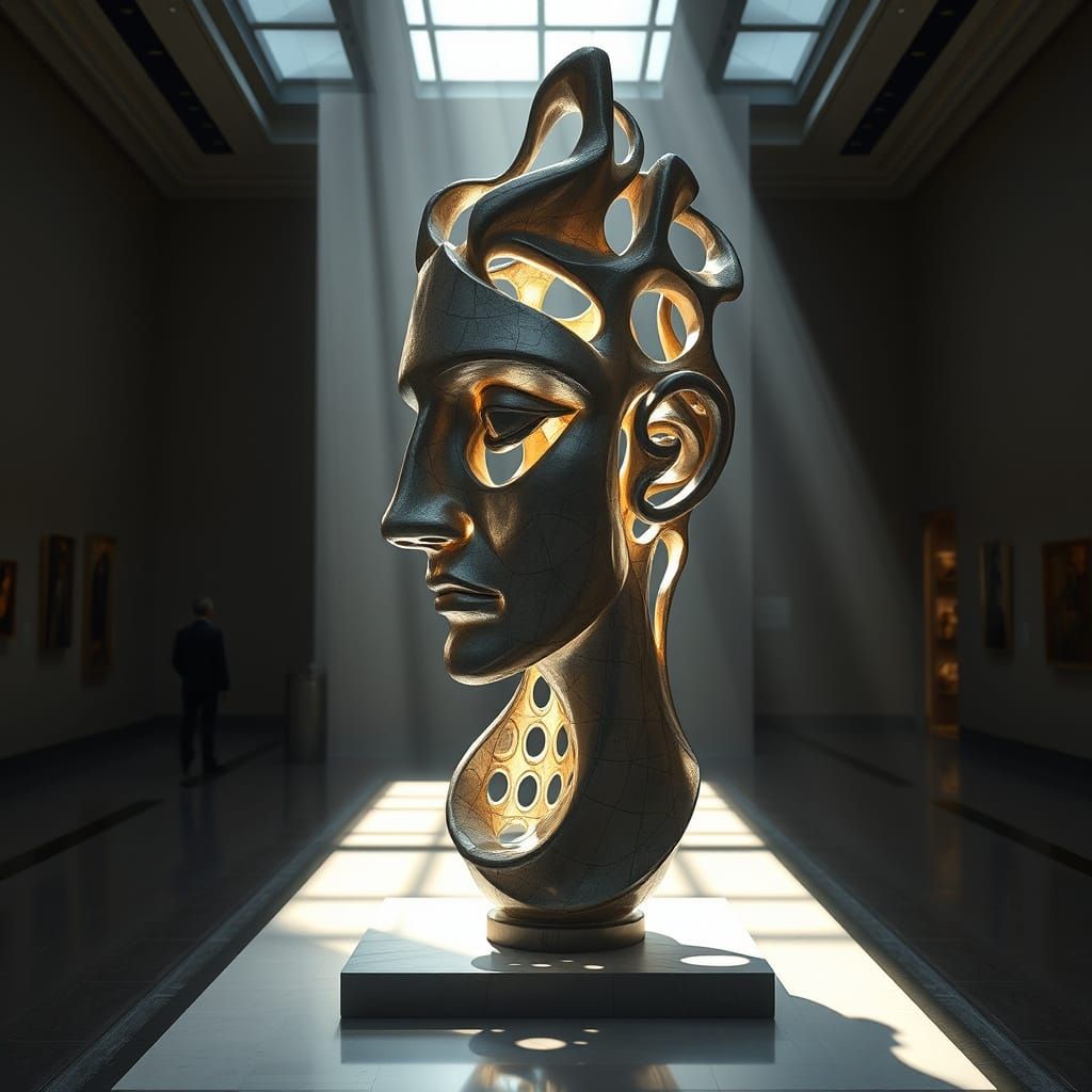 Pablo Picasso sculpture "The transience of beauty"