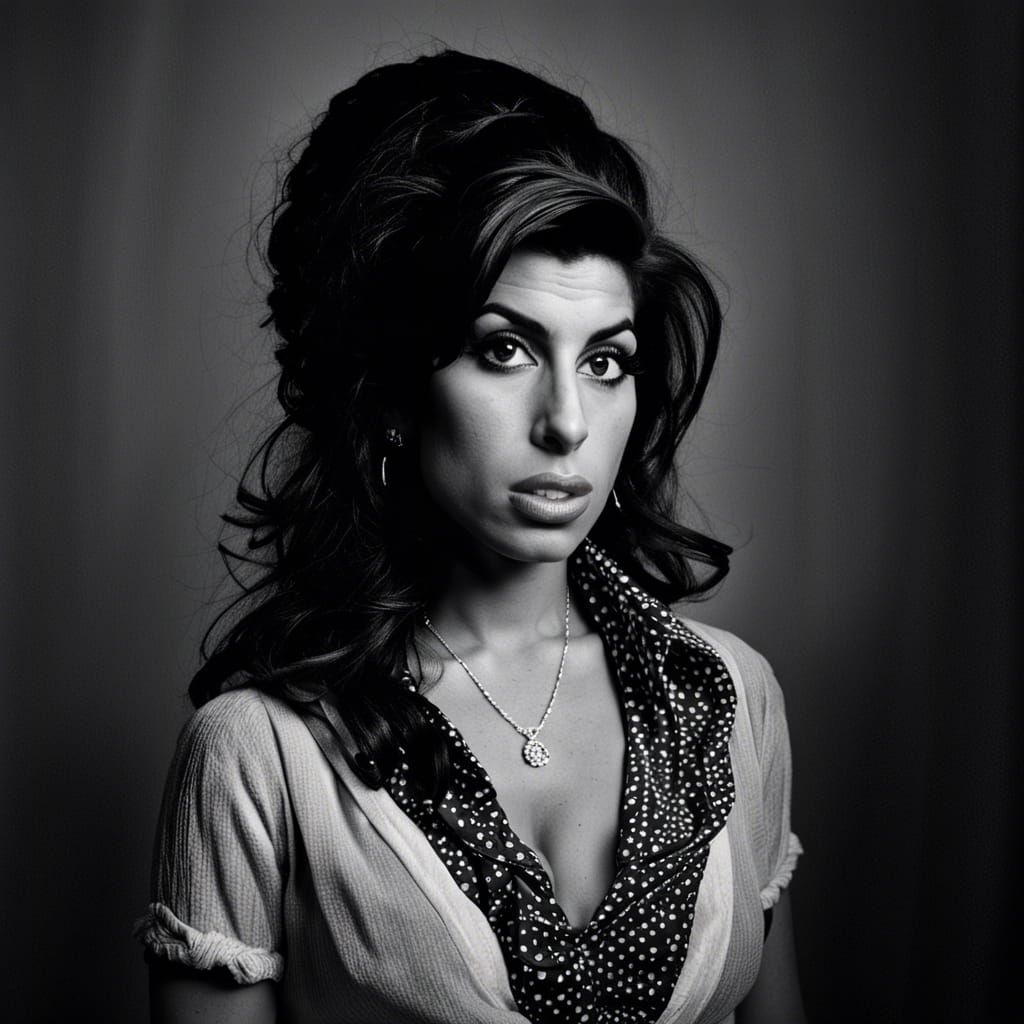 Back to Black – Portrait Photograph of Amy Winehouse (14 September 1983 – 23 July 2011)