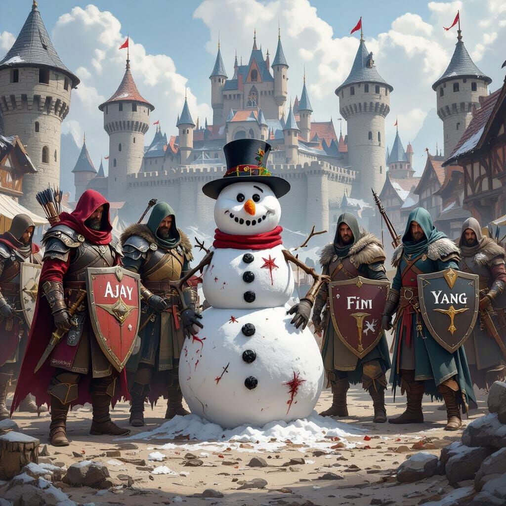 Fantasy Warriors in Medieval Server 446