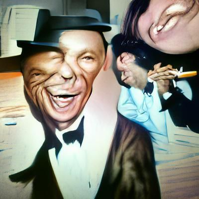 Frank Sinatra AI Image