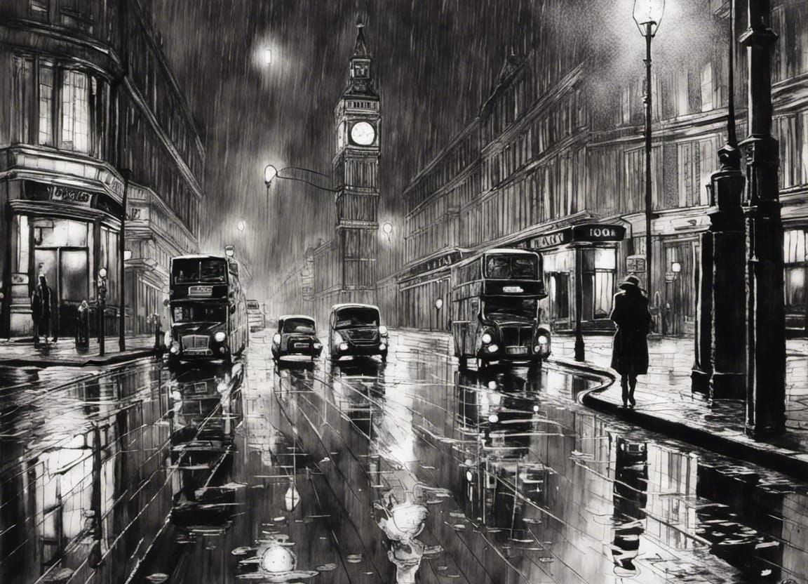 Rainy Night in London