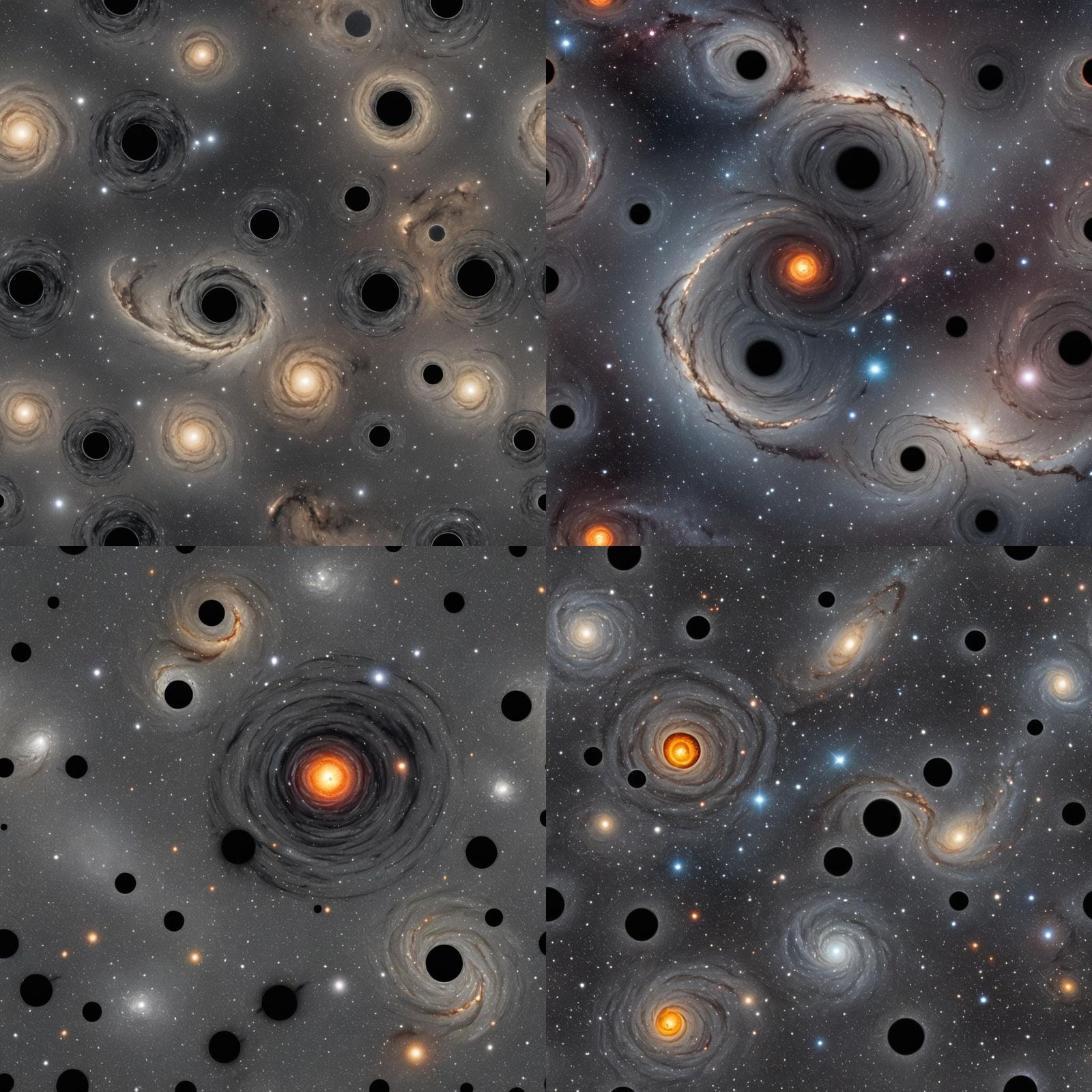 T-Shirt Design: Realistic Galaxies and Black Holes