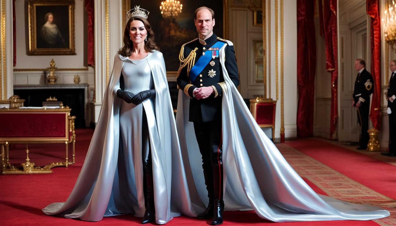 Empress of England in Latex Gown