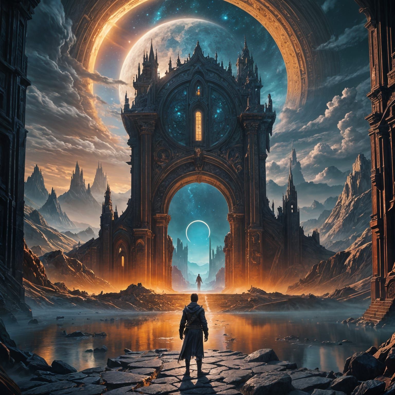 Fantastical Journey of No Return: Matte Painting