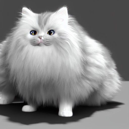 Hyperdetailed Fluffy Cat Generated in Unreal Engine